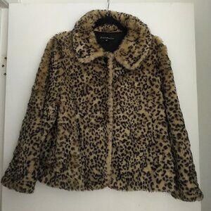 Faux fur coat